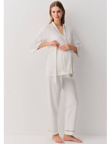 Pearl 3 Parçalı Hamile Lohusa Pijama Takımı