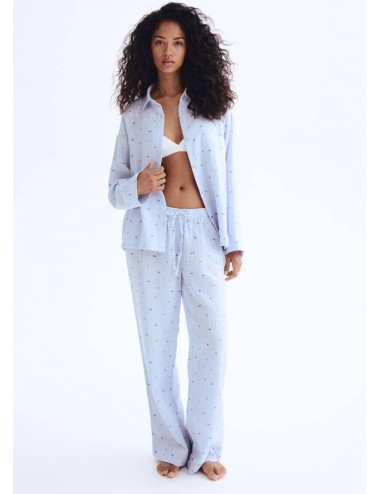 Pamuklu Muslin Pijama Takımı